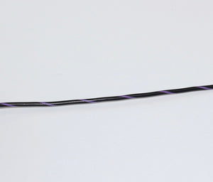 Black with violet tracer for a classic Porsche wiring harness in a Porsche 911 or Porsche 912.