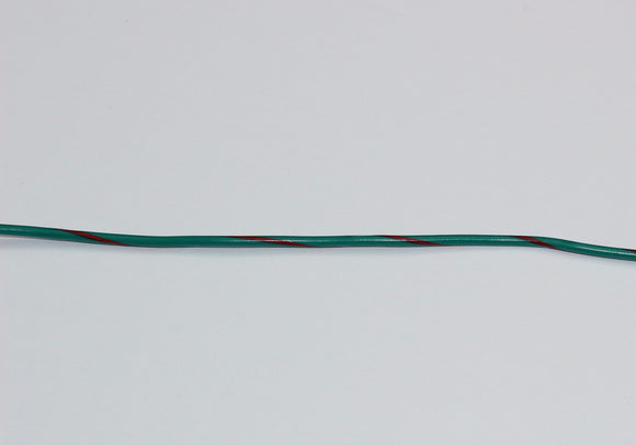 Green with red tracer for a classic Porsche wiring harness in a Porsche 911 or Porsche 912.