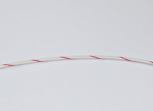 White with red wire for Wiring harnesses in Porsche 911 and Porsche 912