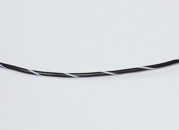 Black with white tracer for a classic Porsche wiring harness in a Porsche 911 or Porsche 912.