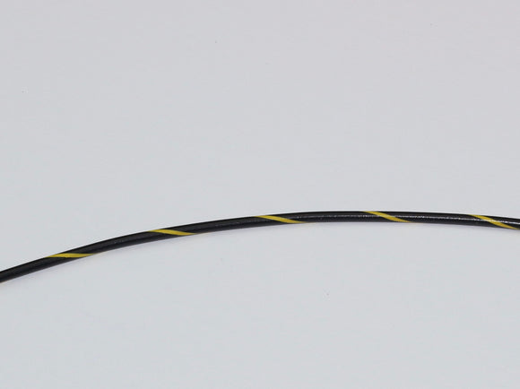 Black with yellow tracer for a classic Porsche wiring harness in a Porsche 911 or Porsche 912.