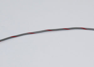 Grey with red tracer wire for a wiring harness in a Porsche 911 or Porsche 912.