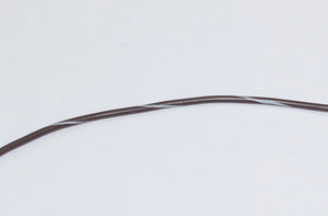 Brown with white tracer for a classic Porsche wiring harness in a Porsche 911 or Porsche 912.