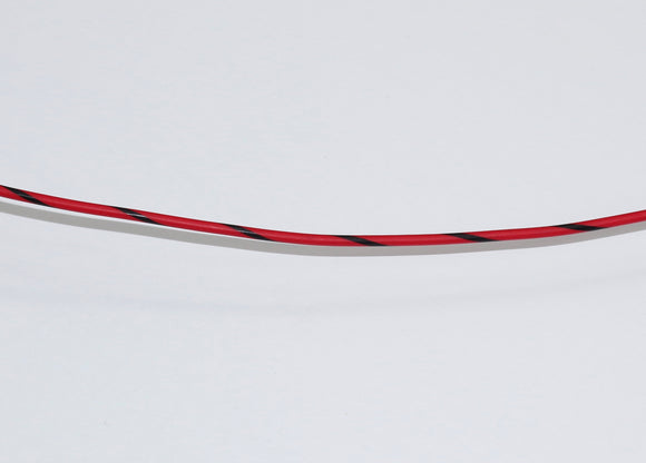 Red with black tracer wire for Wiring harnesses in Porsche 911 and Porsche 912